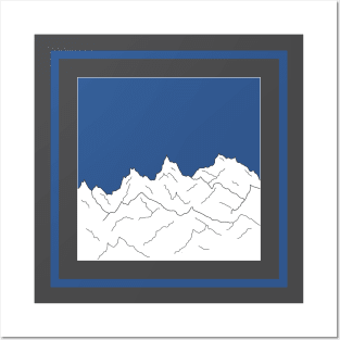 Aesthetic / Tumblr Style / Mountains Posters and Art